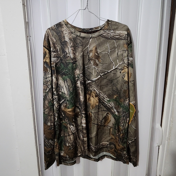 Terramar Camouflage Long Sleeve Men's Shirt 3XL - Picture 1 of 5